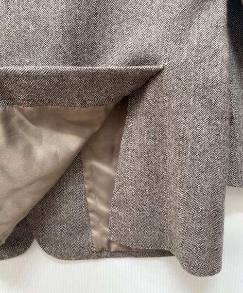Aquascutum（アクアスキュータム）Aquascutum (アクアスキュータム) カシミヤ2Bテーラードジャケット ブラウン サイズ:98AB6の古着・服飾アイテム