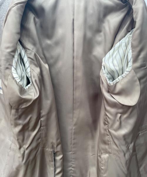 Aquascutum（アクアスキュータム）Aquascutum (アクアスキュータム) カシミヤ2Bテーラードジャケット ブラウン サイズ:98AB6の古着・服飾アイテム