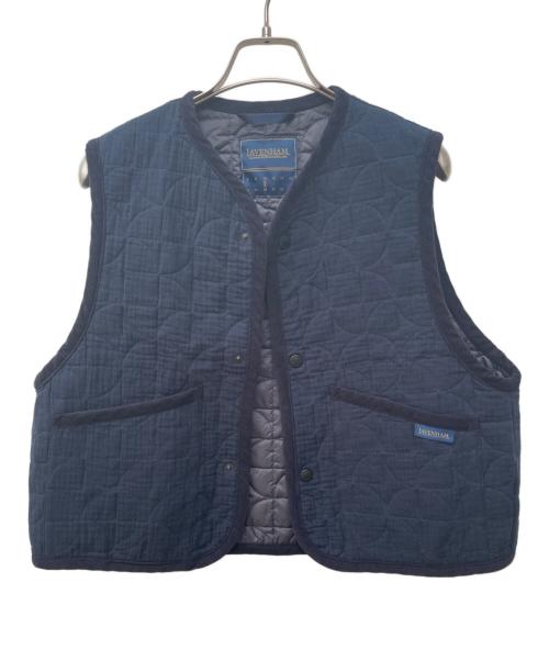 LAVENHAM（ラベンハム）LAVENHAM (ラベンハム) キルティングベスト ネイビー サイズ:38の古着・服飾アイテム