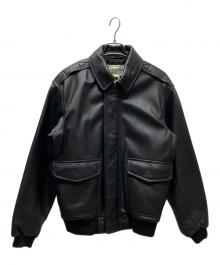 L.L.Bean（エルエルビーン）の古着「A-2レザージャケット」｜ブラック