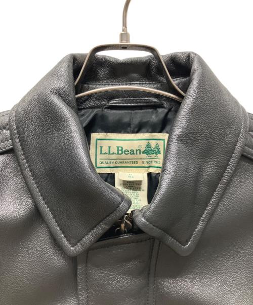 L.L.Bean（エルエルビーン）L.L.Bean (エルエルビーン) A-2レザージャケット ブラック サイズ:Mの古着・服飾アイテム