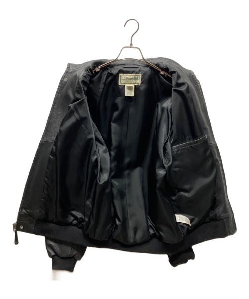 L.L.Bean（エルエルビーン）L.L.Bean (エルエルビーン) A-2レザージャケット ブラック サイズ:Mの古着・服飾アイテム