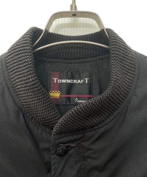 TOWN CRAFT（タウンクラフト）TOWN CRAFT (タウンクラフト) ダービージャケット ブラック サイズ:MEDIUMの古着・服飾アイテム