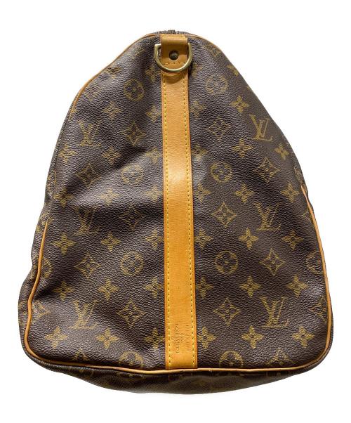 LOUIS VUITTON（ルイ ヴィトン）LOUIS VUITTON (ルイ ヴィトン) キーポル・バンドリエール55 ブラウン・ベージュの古着・服飾アイテム
