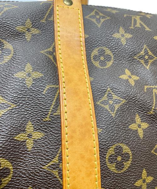 LOUIS VUITTON（ルイ ヴィトン）LOUIS VUITTON (ルイ ヴィトン) キーポル・バンドリエール55 ブラウン・ベージュの古着・服飾アイテム