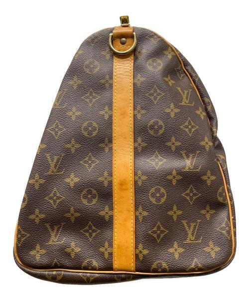 LOUIS VUITTON（ルイ ヴィトン）LOUIS VUITTON (ルイ ヴィトン) キーポル・バンドリエール55 ブラウン・ベージュの古着・服飾アイテム