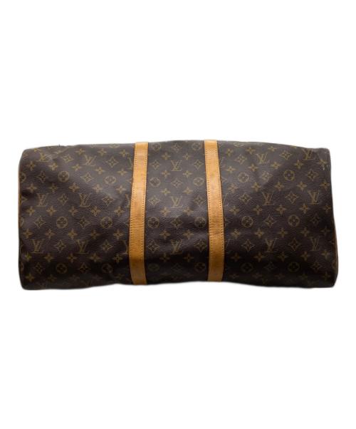 LOUIS VUITTON（ルイ ヴィトン）LOUIS VUITTON (ルイ ヴィトン) キーポル・バンドリエール55 ブラウン・ベージュの古着・服飾アイテム