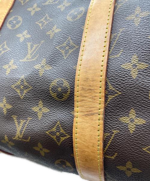 LOUIS VUITTON（ルイ ヴィトン）LOUIS VUITTON (ルイ ヴィトン) キーポル・バンドリエール55 ブラウン・ベージュの古着・服飾アイテム