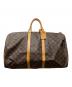 LOUIS VUITTON (ルイ ヴィトン) キーポル・バンドリエール55 ブラウン・ベージュ：100000円