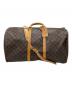 LOUIS VUITTON（ルイ ヴィトン）の古着「キーポル・バンドリエール55」｜ブラウン・ベージュ