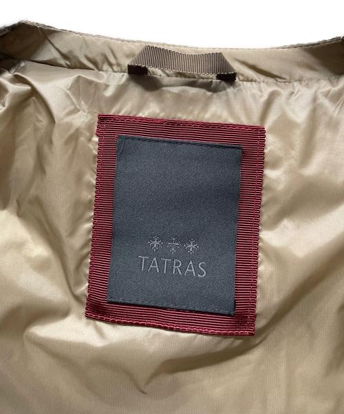 TATRAS（タトラス）TATRAS (タトラス) ノーカラーライトダウンジャケット ブラウン サイズ:02の古着・服飾アイテム
