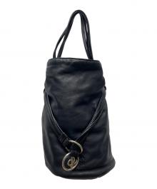 LOEWE（ロエベ）の古着「巾着ポーチ」｜ブラック