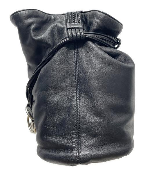 LOEWE（ロエベ）LOEWE (ロエベ) 巾着ポーチ ブラックの古着・服飾アイテム