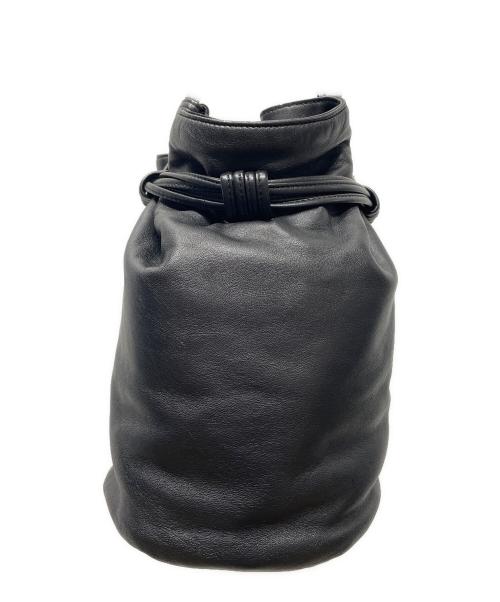 LOEWE（ロエベ）LOEWE (ロエベ) 巾着ポーチ ブラックの古着・服飾アイテム