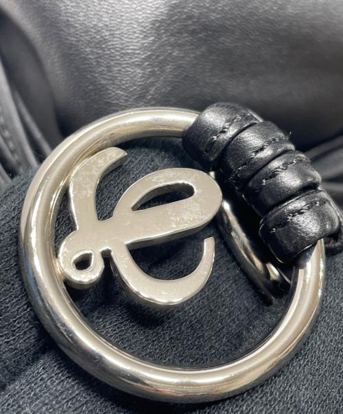 LOEWE（ロエベ）LOEWE (ロエベ) 巾着ポーチ ブラックの古着・服飾アイテム