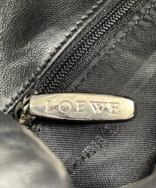 LOEWE（ロエベ）LOEWE (ロエベ) 巾着ポーチ ブラックの古着・服飾アイテム