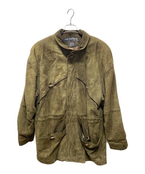 Marc Buchanan（マークブキャナン）marc buchanan (マークブキャナン) レザージャケット オリーブ サイズ:不明の古着・服飾アイテム