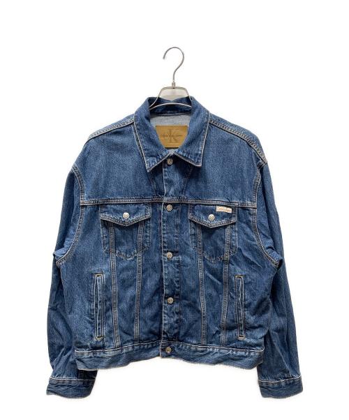 Calvin Klein（カルバンクライン）Calvin Klein (カルバンクライン) 90s パシフィコトラッカー デニムジャケット インディゴ サイズ:Mの古着・服飾アイテム