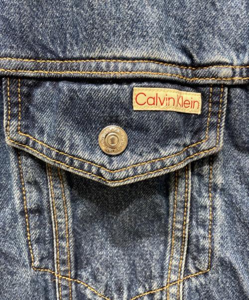 Calvin Klein（カルバンクライン）Calvin Klein (カルバンクライン) 90s パシフィコトラッカー デニムジャケット インディゴ サイズ:Mの古着・服飾アイテム