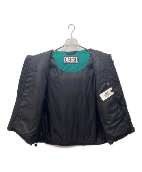 DIESEL（ディーゼル）DIESEL (ディーゼル) 中綿ベスト ブラック サイズ:Mの古着・服飾アイテム