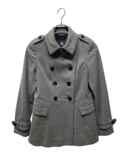 BURBERRY LONDON（バーバリーロンドン）BURBERRY LONDON (バーバリーロンドン) Pコート グレー サイズ:38の古着・服飾アイテム