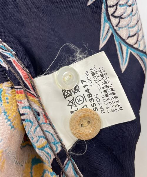 Sun Surf（サンサーフ）Sun Surf (サンサーフ) 半袖シャツ SPECIAL EDITION “TORNADO TIGER” ネイビー サイズ:Lの古着・服飾アイテム