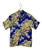 SUNSURFサンサーフ）の古着「半袖シャツ」｜ブルー