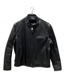 Schott（ショット）の古着「ライナー付シングルライダースジャケット」｜ブラック