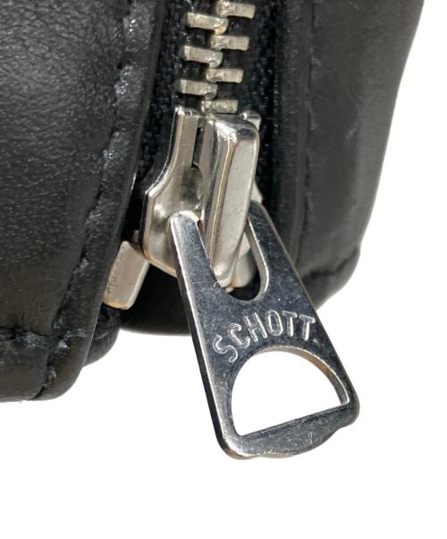Schott（ショット）Schott (ショット) ライナー付シングルライダースジャケット ブラック サイズ:52の古着・服飾アイテム