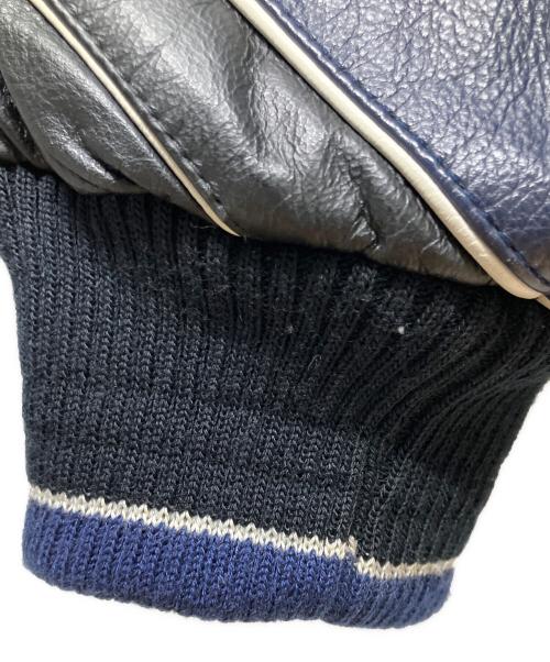 GENUINE MERCHANDISE（ジェニュイン マーチャンダイズ）GENUINE MERCHANDISE (ジェニュイン マーチャンダイズ) レザースタジャン ブラック サイズ:XLの古着・服飾アイテム