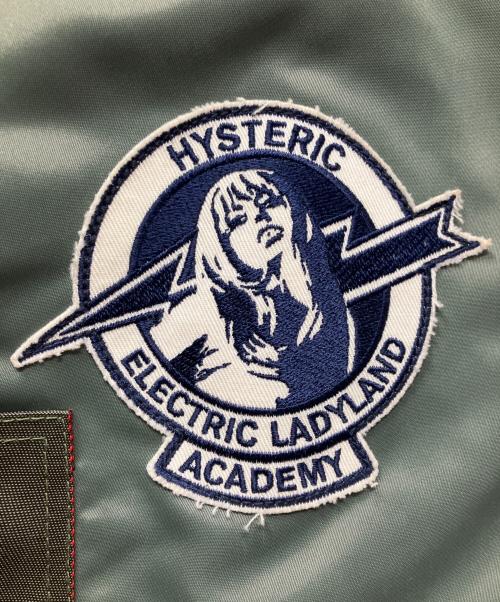 Hysteric Glamour（ヒステリックグラマー）Hysteric Glamour (ヒステリックグラマー) ブルゾン オリーブ×レッド サイズ:Sの古着・服飾アイテム