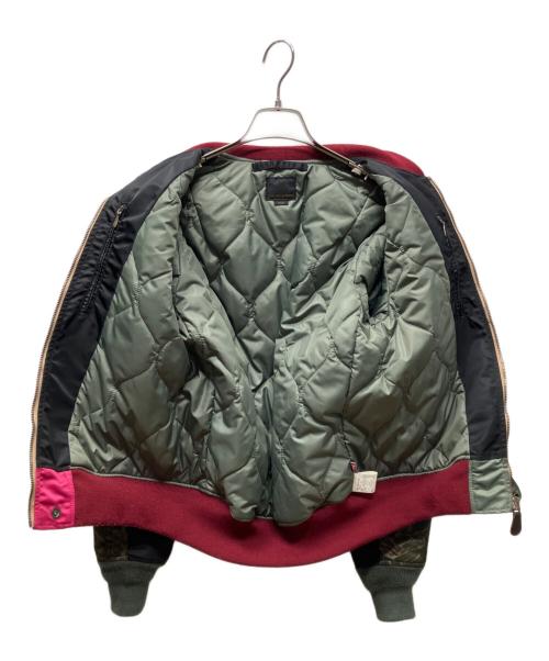 Hysteric Glamour（ヒステリックグラマー）Hysteric Glamour (ヒステリックグラマー) ブルゾン オリーブ×レッド サイズ:Sの古着・服飾アイテム