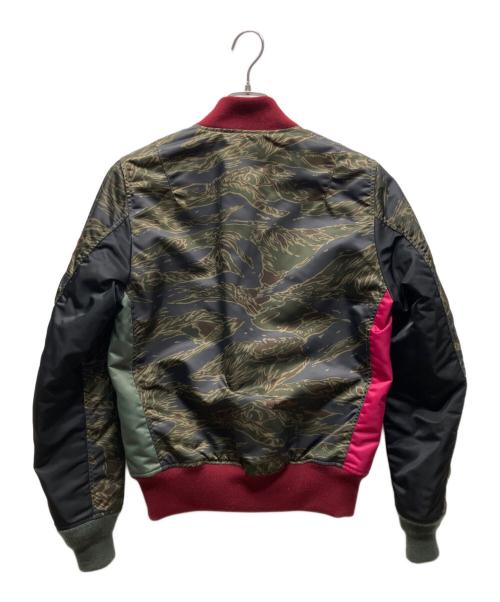 Hysteric Glamour（ヒステリックグラマー）Hysteric Glamour (ヒステリックグラマー) ブルゾン オリーブ×レッド サイズ:Sの古着・服飾アイテム
