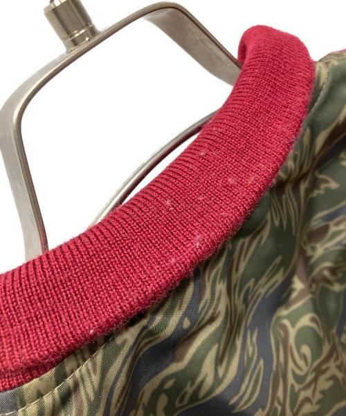 Hysteric Glamour（ヒステリックグラマー）Hysteric Glamour (ヒステリックグラマー) ブルゾン オリーブ×レッド サイズ:Sの古着・服飾アイテム