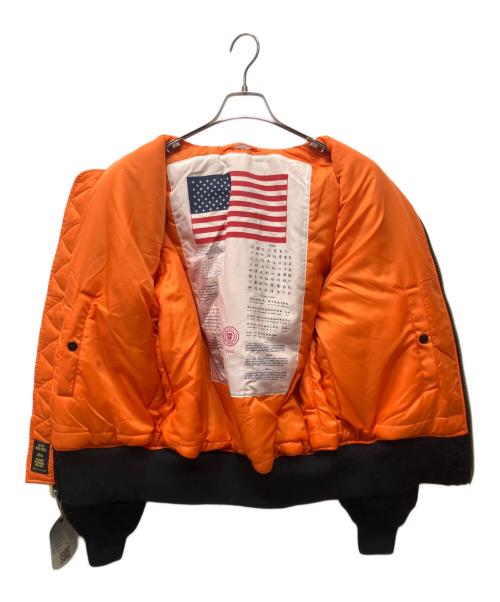 ALPHA（アルファ）ALPHA (アルファ) MA-1ジャケット ブラック サイズ:M 未使用品の古着・服飾アイテム