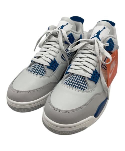 NIKE（ナイキ）NIKE (ナイキ) Air Jordan 4 Retro Industrial Blue グレー×ブルー サイズ:27の古着・服飾アイテム