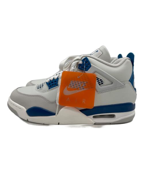 NIKE（ナイキ）NIKE (ナイキ) Air Jordan 4 Retro Industrial Blue グレー×ブルー サイズ:27の古着・服飾アイテム