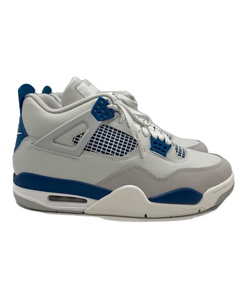 NIKE（ナイキ）NIKE (ナイキ) Air Jordan 4 Retro Industrial Blue グレー×ブルー サイズ:27の古着・服飾アイテム
