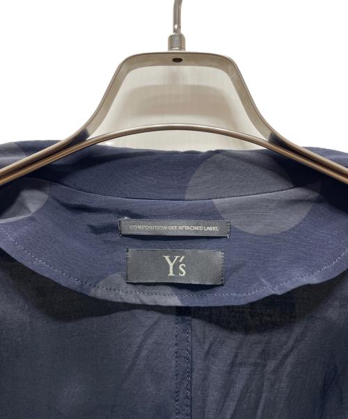 Y's（ワイズ）Y's (ワイズ) ドット柄コート ブラック サイズ:1の古着・服飾アイテム