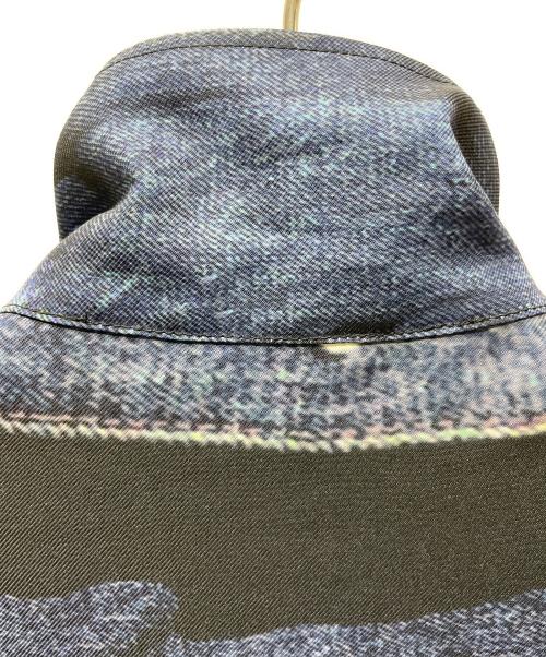 Maison MIHARA YASUHIRO（メゾン ミハラ ヤスヒロ）Maison MIHARA YASUHIRO (メゾン ミハラ ヤスヒロ) 転写デニムジャケット 25SS ネイビー サイズ:48の古着・服飾アイテム