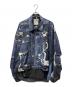 Maison MIHARA YASUHIRO（メゾン ミハラ ヤスヒロ）の古着「転写デニムジャケット 25SS」｜ネイビー