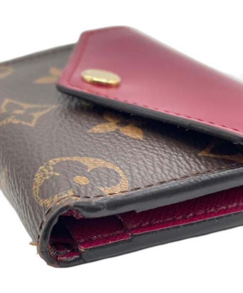 LOUIS VUITTON（ルイ ヴィトン）LOUIS VUITTON (ルイ ヴィトン) 3つ折り財布 レッド×ブラウンの古着・服飾アイテム