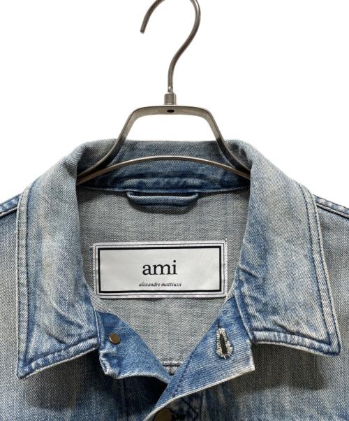 ami（アミ）ami (アミ) デニムジャケット インディゴ サイズ:Mの古着・服飾アイテム