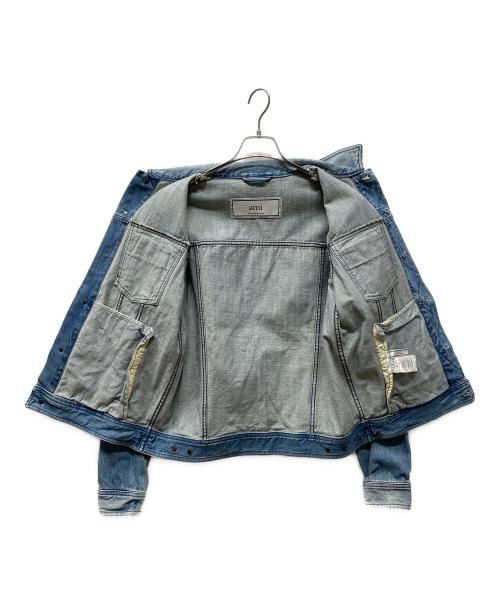 ami（アミ）ami (アミ) デニムジャケット インディゴ サイズ:Mの古着・服飾アイテム