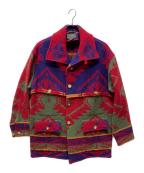 RALPH LAUREN COUNTRYラルフローレンカントリー）の古着「ウールジャケット」｜レッド×ネイビー