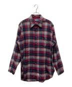 PENDLETONペンドルトン）の古着「長袖ウールシャツ」｜ネイビー×レッド
