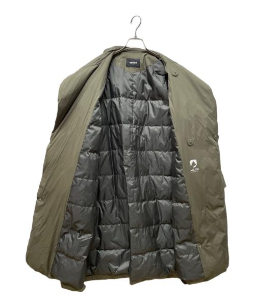 ZUCCA（ズッカ）ZUCCA (ズッカ) ダウンコート ALLIED DOWN 22AW カーキ サイズ:XSの古着・服飾アイテム