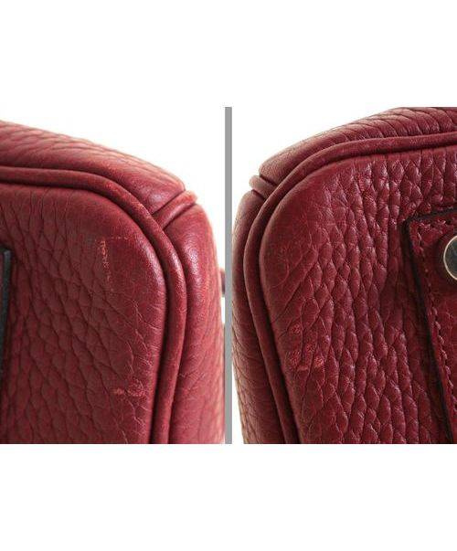 HERMES（エルメス）HERMES (エルメス) バーキン35 ルージュ(レッド) トリヨンクレマンス ルージュアッシュ シルバー金具□H刻印の古着・服飾アイテム