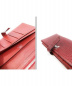 中古・古着 HERMES (エルメス) ベアンスフレ/ニロティカスマット/長財布 ルージュ 未使用品 ベアンスフレ 048372CK-55 ニロティカスマット 刻印 □L 32A：528000円