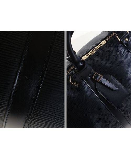 LOUIS VUITTON（ルイ ヴィトン）LOUIS VUITTON (ルイヴィトン) キーポル50ボストンバッグ ブラック サイズ:50の古着・服飾アイテム